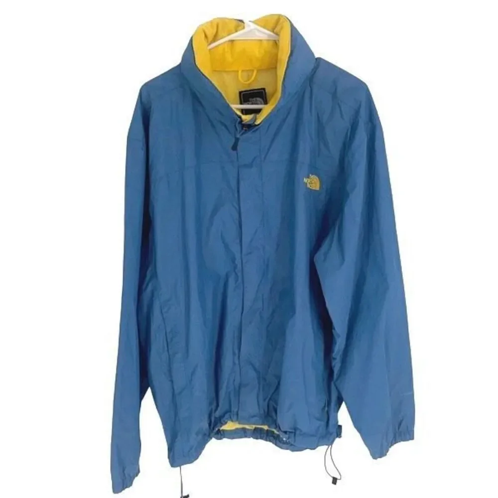 The North Face Mens Dry Vent Long Sleeve Windbreaker Jacket Blue Size Large‎